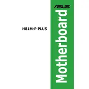 ASUS H81M-P PLUS Motherboard manual cover