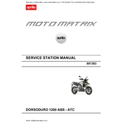 Aprilia DORSODURO 1200 ABS-ATC 2010 Motorcycle manual cover