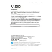 Vizio E320VL TV manual cover