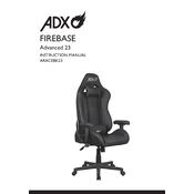 ADX Firebase ARACEBK23 Chair manual cover