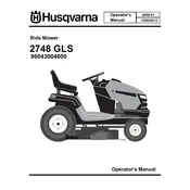 Husqvarna 2748 GLS Lawn Mower manual cover