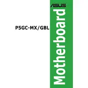 ASUS P5GC-MX-GBL Motherboard manual cover