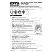 Sealey CP1202 Ratchet Wrench manual cover