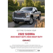 GMC Sierra 2500 HD 2022 manual cover