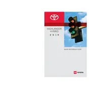 Toyota Highlander Hybrid 2019 SUV manual cover