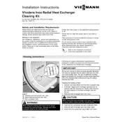 Viessmann Vitodens 100-W Vitodens Inox-Radial Heat Exchanger Cleaning Kit Accessory manual cover