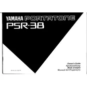 Yamaha PSR-38 Keyboard manual cover