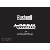 Bushnell 20-4124 Scope manual cover