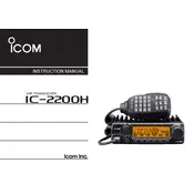 Icom IC-2200H Transceiver manual cover