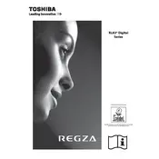 Toshiba Regza 32RL833 TV manual cover