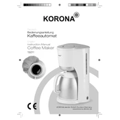 Korona 15011 Coffee Maker manual cover