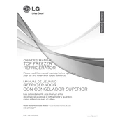 LG LTC22350SS Refrigerator manual cover