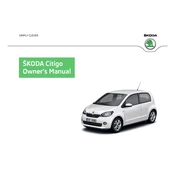 Škoda Citigo 2012 Car manual cover