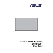 ASUS SE465-Y LCD Display manual cover