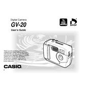 Casio GV20 Camera manual cover