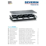 Severin RG 2374 Raclette manual cover