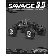 HPI Racing Savage 3.5 12881 Race Kit manual cover