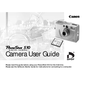 Canon PowerShot S10 manual cover