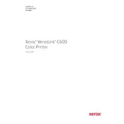 Xerox VersaLink C600 Printer manual cover