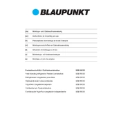 Blaupunkt 5SB89030 manual cover