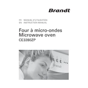 Brandt CE3280ZP Microwave Oven manual cover