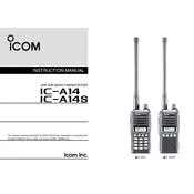 Icom IC-A14 Transceiver manual cover