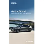 Hyundai Sonata 2018 Sedan manual cover