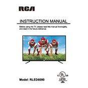 RCA RLED6090 TV manual cover