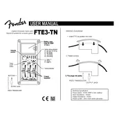 Fender FTE3-TN Tuner manual cover