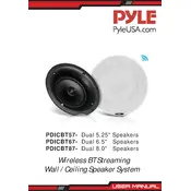 Pyle PDICBT57 Speaker manual cover