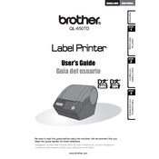 Brother QL-650TD manual cover