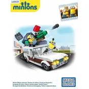 Mega Bloks Mattel Minion Movie Station Wagon CNF56 Construction Set manual cover