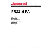 Jonsered FR2216 FA Lawn Mower manual cover