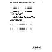 Casio ClassPad Installer manual cover