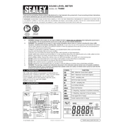 Sealey TA060 Sound Meter manual cover