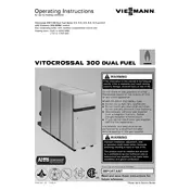 Viessmann Vitocrossal 300 CA3 Dual Fuel Series 2.5 Boiler manual cover