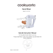 Cookworks 7242555 HM-732 Mixer manual cover