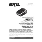 Skil BY519702 2.0AH Battery manual cover