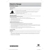 Samsung NE63A6111SW Cooker manual cover