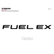 Trek Fuel EX Carbon Bicycle manual cover