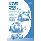 Fisher Price Mattel Miracle and Milestones Magical Mobile Gym H8102 Toy manual cover