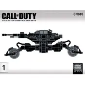 Mega Bloks Mattel Call of Duty Atlas Mobile Turret CNG85 Construction Set manual cover