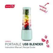 Dash DPPB120 Portable USB Blender manual cover