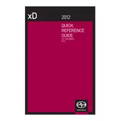 Scion xD 2012 Hatchback manual cover