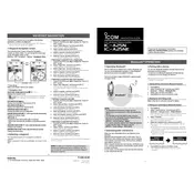 Icom IC-A25N Transceiver manual cover