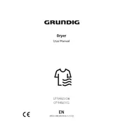 Grundig GT 54823 C Dryer manual cover