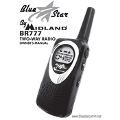 Midland Blue Star BR777 manual cover