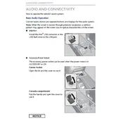 Acura RLX Sport Hybrid Audio Operation 2020 Sedan manual cover