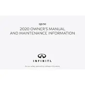 Infiniti QX50 2020 SUV manual cover