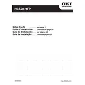 Oki MC560 MFP America Printer manual cover